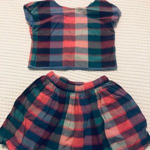 Tea Collection skirt and top set worn only once